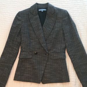 Dark gray patterned blazer